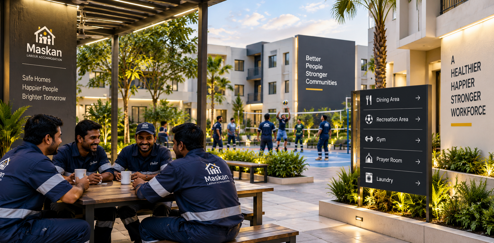 Workforce Welfare Courtyard Community